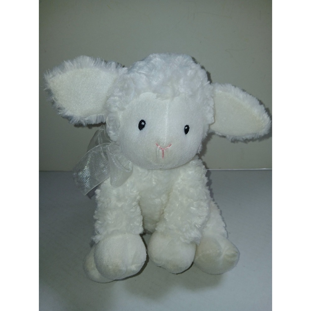 Baby Gund Little‎ Blessings Lena Lamb Wind Up Musical 9" Soft Stuffed Plush - Picture 2 of 9